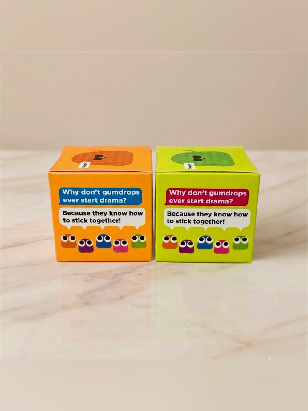 J'adore Gumdrop Squishy Set Orange Green Yellow - Picture 4 of 5